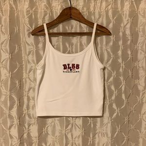 Disneyland Vintage 90s Y2K crop tank top Disney